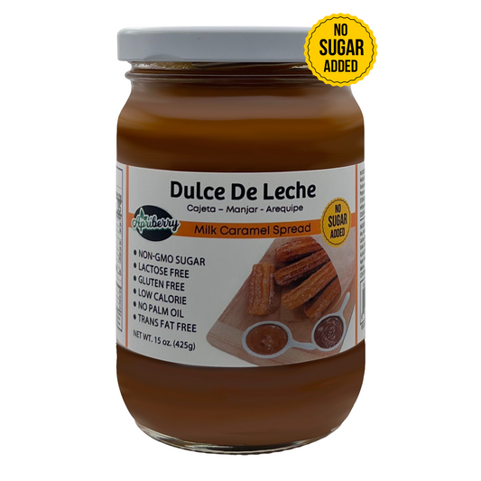 Dulce De Leche - No Sugar Added - Milk Caramel Spread - 15oz